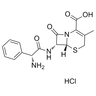 Cephalexin (hydrochloride) Structure