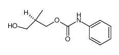 (R)-3-Hydroxy-2-methyl-1-propylcarbanilat结构式