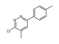 3-chloro-4-methyl-6-(p-tolyl)pyridazine Structure