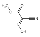 Acetic acid,2-cyano-2-(hydroxyimino)-, methyl ester Structure