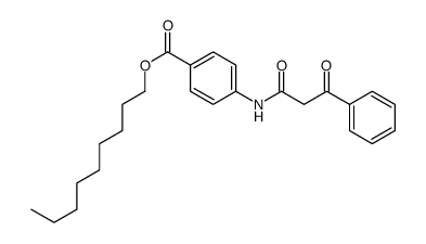 nonyl 4-[(3-oxo-3-phenylpropanoyl)amino]benzoate Structure