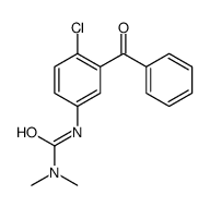3-(3-benzoyl-4-chlorophenyl)-1,1-dimethylurea结构式