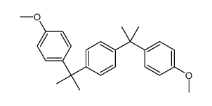 1,4-bis[2-(4-methoxyphenyl)propan-2-yl]benzene Structure
