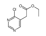 4-氯-5-嘧啶乙酸乙酯结构式