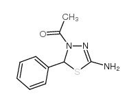 1-(5-氨基-2-苯基-[1,3,4]噻二唑-3-基)-乙酮结构式