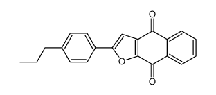 2-(4-propylphenyl)benzo[f][1]benzofuran-4,9-dione Structure