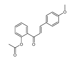 [2-[3-(4-methoxyphenyl)prop-2-enoyl]phenyl] acetate结构式