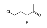 5-chloro-3-fluoropentan-2-one结构式