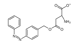 (2S)-2-amino-4-oxo-4-[(4-phenyldiazenylphenyl)methoxy]butanoate Structure
