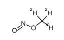 (2H3)-methyl nitrite Structure