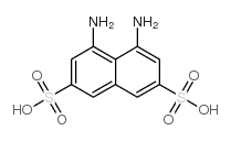 4,5-diaminonaphthalene-2,7-disulfonic acid Structure