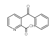 3-苯甲酰-2-吡啶羧酸结构式