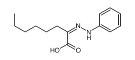 2-(phenylhydrazinylidene)octanoic acid结构式