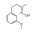 N-[4-(3-methoxyphenyl)butan-2-ylidene]hydroxylamine结构式