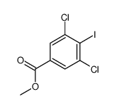 methyl 3,5-dichloro-4-iodobenzoate结构式