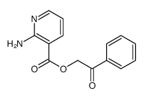 phenacyl 2-aminopyridine-3-carboxylate结构式