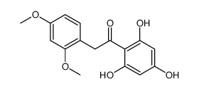 2-(2,4-dimethoxyphenyl)-1-(2,4,6-trihydroxyphenyl)ethanone结构式