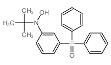 N-(3-diphenylphosphorylphenyl)-N-tert-butyl-hydroxylamine Structure