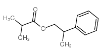 2-苯丙基异丁酸酯结构式
