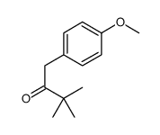 1-(4-methoxyphenyl)-3,3-dimethylbutan-2-one结构式