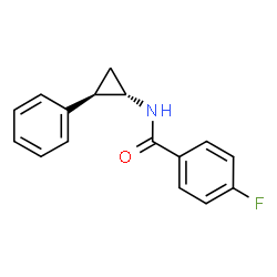 Benzamide, 4-fluoro-N-[(1R,2S)-2-phenylcyclopropyl]-, rel-(-)- (9CI)结构式