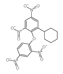 Ether, 2-cyclohexyl-4,6-dinitrophenyl 2,4-dinitrophenyl结构式