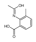 2-(乙酰基氨基)-3-甲基苯甲酸结构式