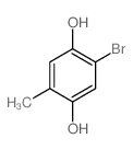 1,4-Benzenediol,2-bromo-5-methyl- Structure