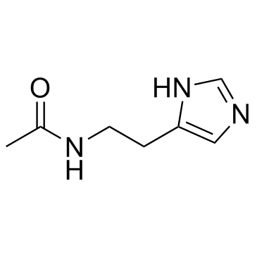 N-ω-Acetylhistamine Structure