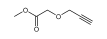 methyl 2-(prop-2-yn-1-yloxy)acetate结构式