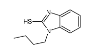 1-丁基-1H-苯并咪唑-2-硫醇结构式