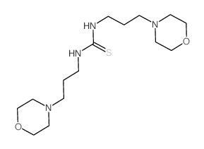 Thiourea,N,N'-bis[3-(4-morpholinyl)propyl]- Structure