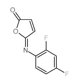5-(2,4-difluorophenyl)iminofuran-2-one Structure