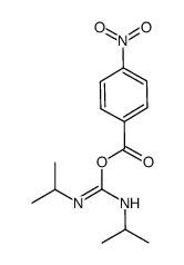 N,N'-diisopropylcarbamimidic 4-nitrobenzoic anhydride Structure