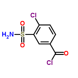 4-氯-3-氨磺酰基苯甲酰氯结构式