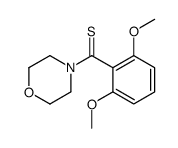 (2,6-dimethoxyphenyl)-morpholin-4-ylmethanethione结构式
