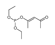 diethyl 4-oxopent-2-en-2-yl phosphite结构式