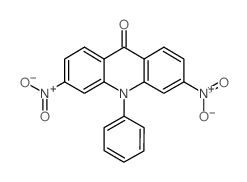 3,6-dinitro-10-phenylacridin-9(10H)-one (en)9(10H)-Acridinone, 3,6-dinitro-10-phenyl- (en)结构式