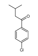 1-(4-chlorophenyl)-3-methylbutan-1-one Structure