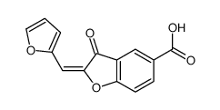 2-(furan-2-ylmethylidene)-3-oxo-1-benzofuran-5-carboxylic acid Structure