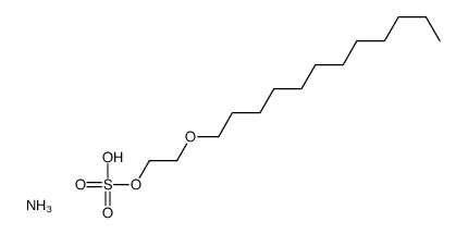 azane,2-dodecoxyethyl hydrogen sulfate结构式