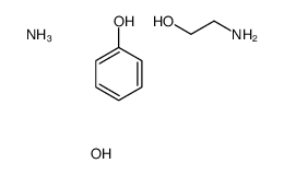 硫酸与苯酚、铵盐的聚合物和与2-氨基乙醇的化合物结构式