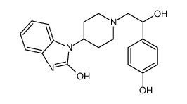 3-[1-[2-hydroxy-2-(4-hydroxyphenyl)ethyl]piperidin-4-yl]-1H-benzimidazol-2-one Structure
