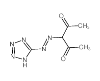 2,4-Pentanedione, 3- (1H-tetrazol-5-ylazo)- Structure