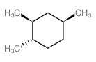 Cyclohexane, 1,2, 4-trimethyl-, (1.alpha.,2.beta.,4.beta.)- Structure