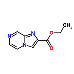 咪唑并[1,2-a]吡嗪-2-甲酸乙酯结构式