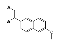 2-(1,2-dibromoethyl)-6-methoxynaphthalene结构式