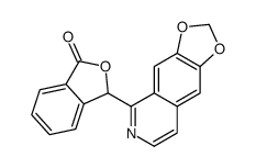 3-([1,3]dioxolo[4,5-g]isoquinolin-5-yl)-3H-2-benzofuran-1-one结构式