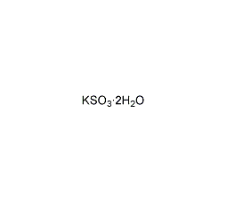 Potassium sulfite dihydrate Structure