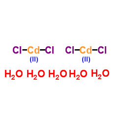 Cadmium chloride hydrate structure